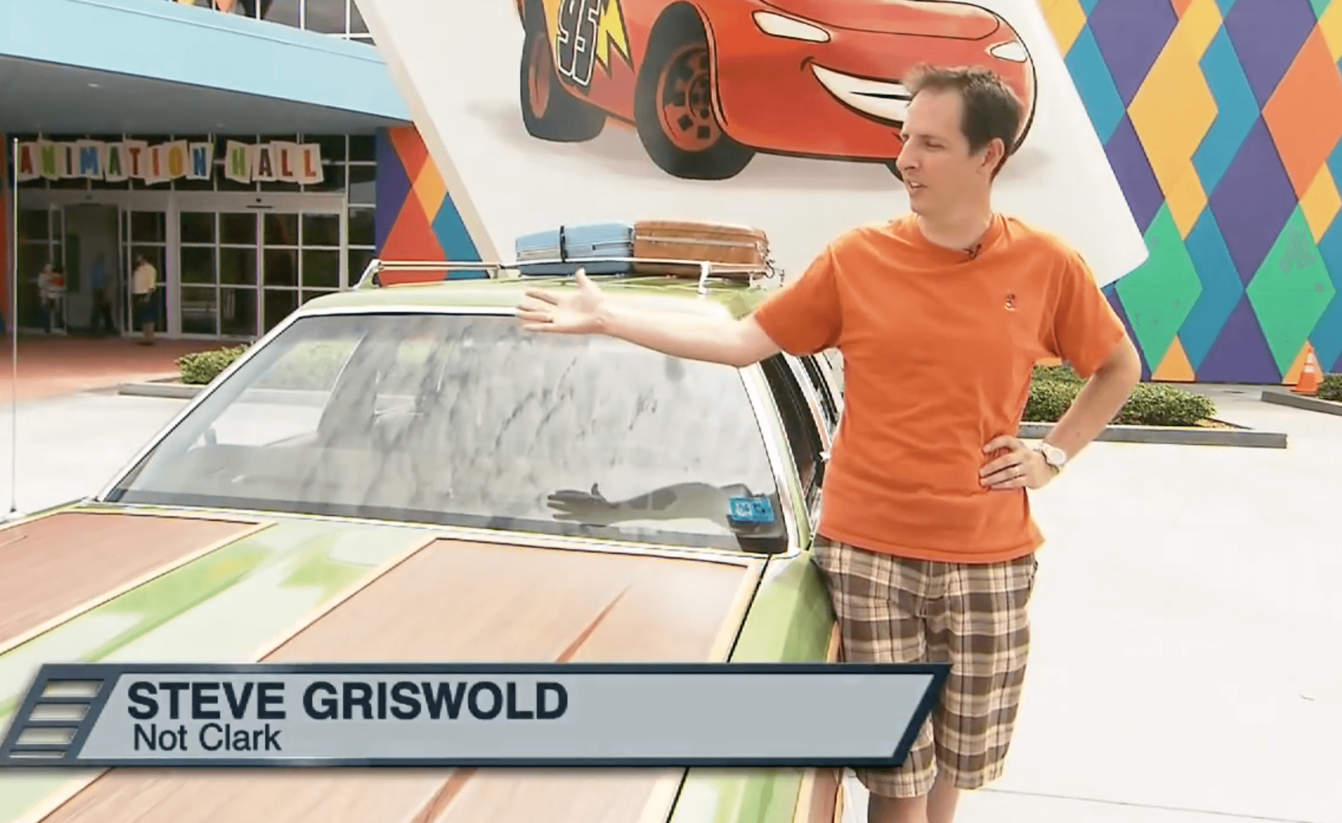 The real Griswold family at Walt Disney World
