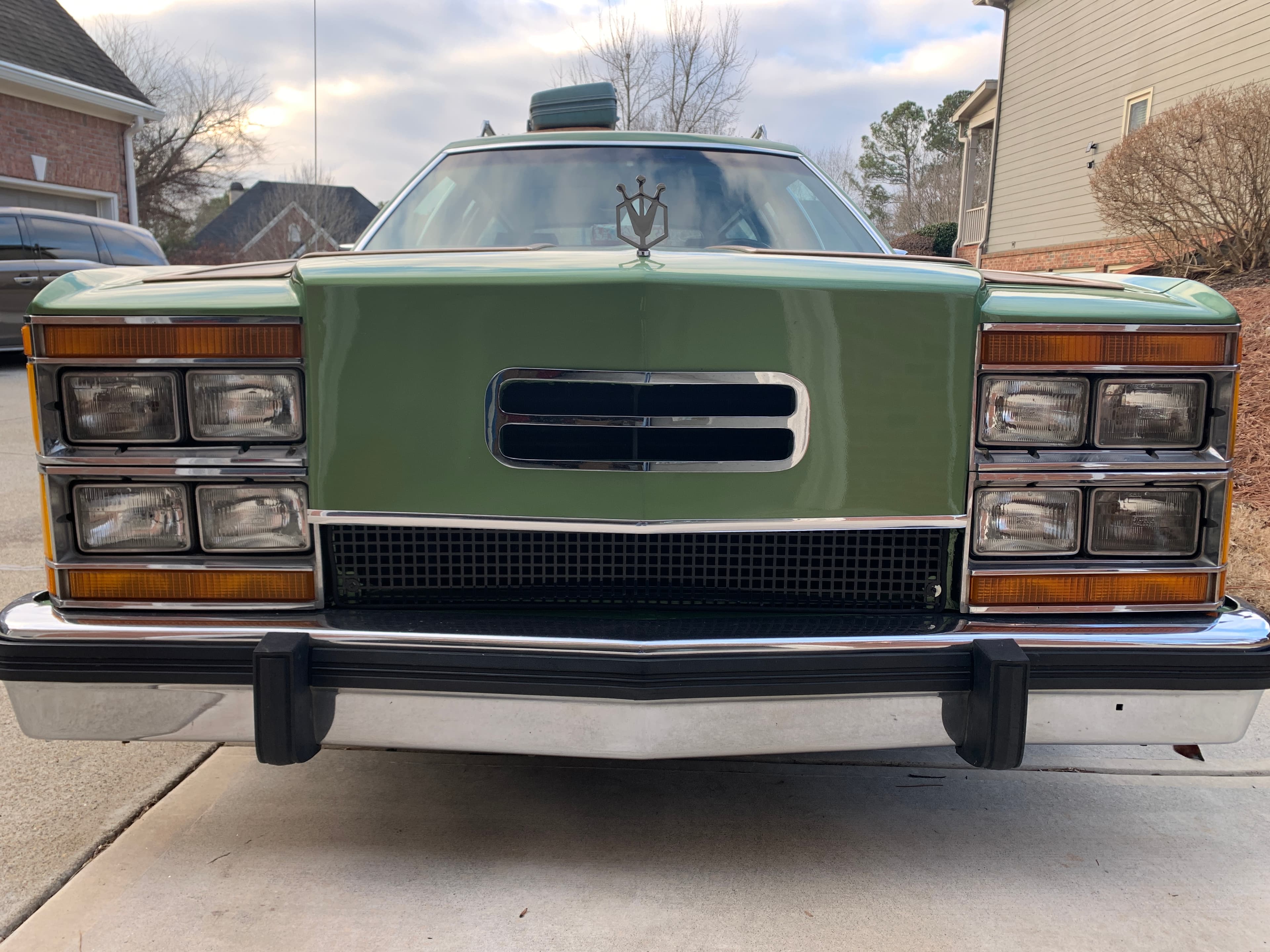 The Truckster parked in the Griswold driveway