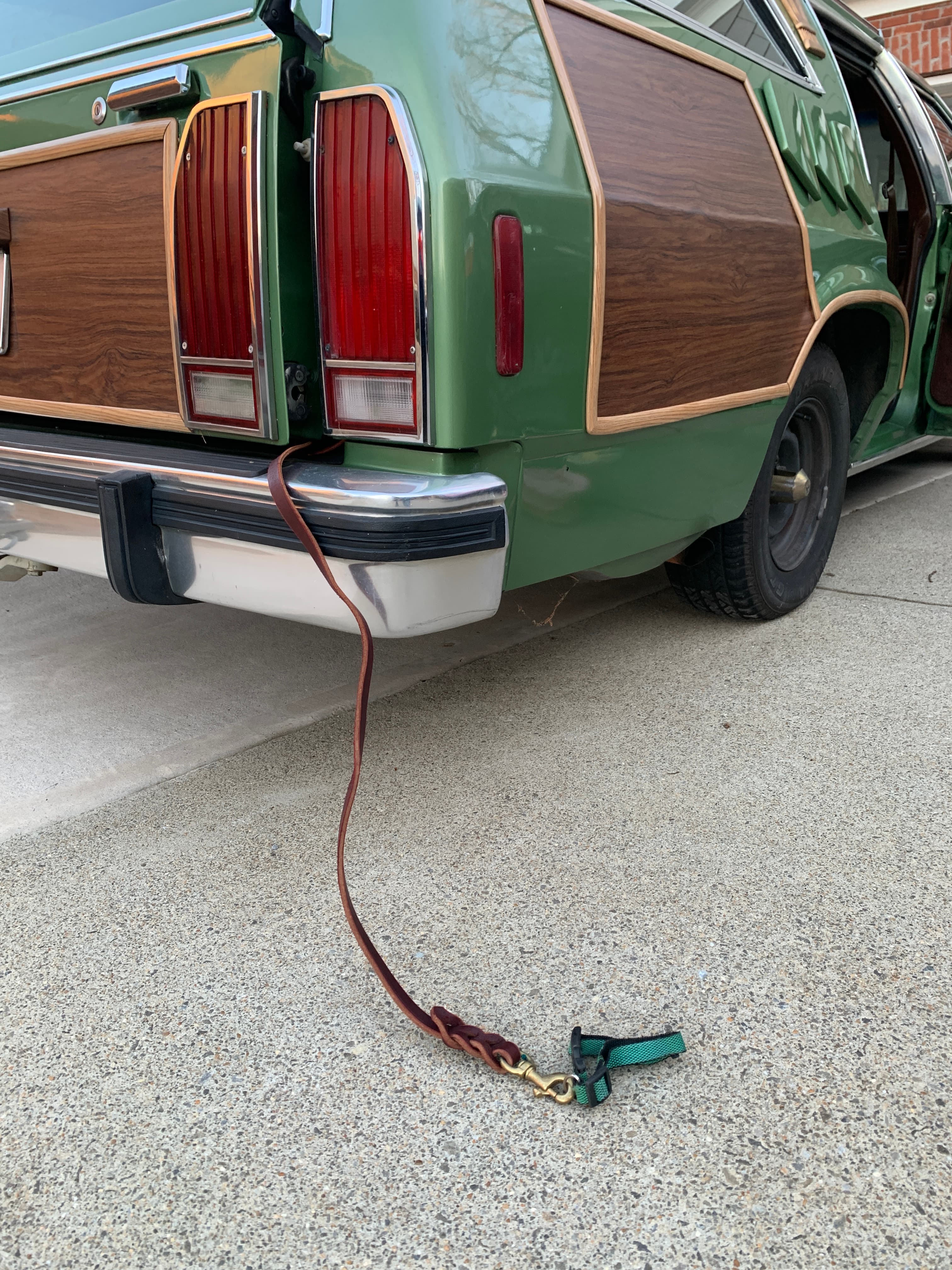 The Truckster from the rear